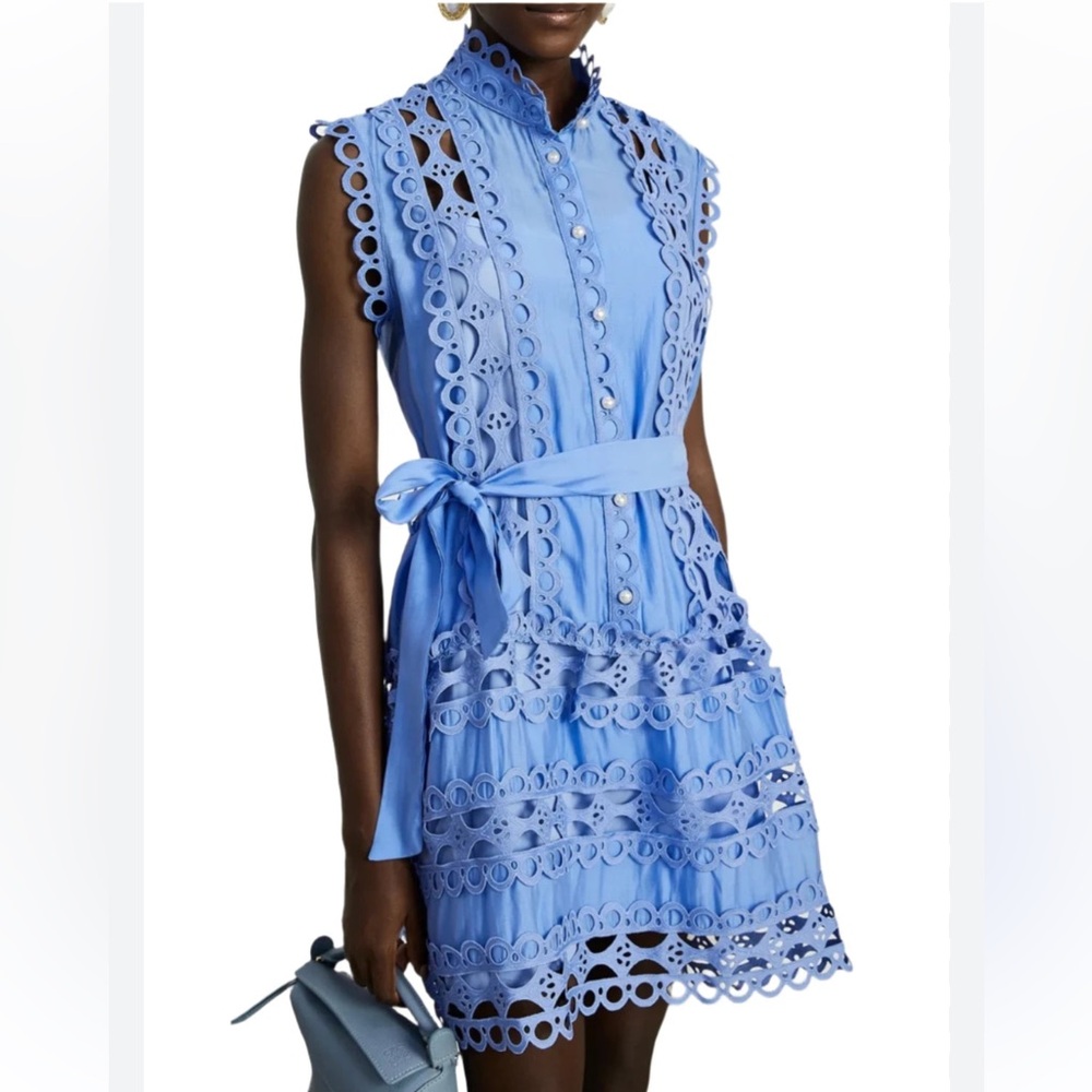 Elegant brand new with tags  purple Blue Lace Dress